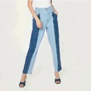 Two-Tone Blue Jeans